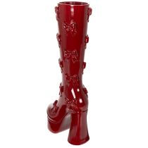 Artikel Dekovase Stiefel mit Schleifen Design 37cm
