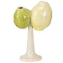 Artikel Keramik-Deko Zitronen Vase Mediterrane Tischdeko H22cm
