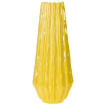 Artikel Vase Gerilltes Design für stilvolle Inneneinrichtung im Wohnzimmer 33cm