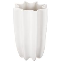 Artikel Vase geriffelt Hohe Dekovase für Trockenblumen 24cm