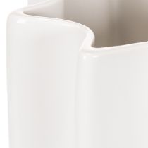 Artikel Vase geriffelt Hohe Dekovase für Trockenblumen 24cm