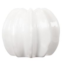 Artikel Kürbis Keramikvase Weiß Dekoration für Zuhause 15cm