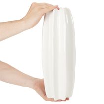 Artikel Vase geriffelt Moderne Keramikvase für Trockenblumen 40cm