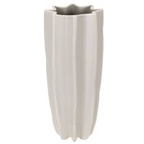 Artikel Vase gerillt modern Hohe Dekovase für Trockendeko 38cm