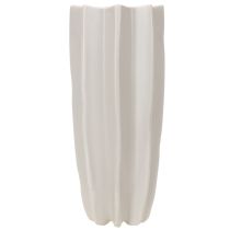 Artikel Vase gerillt modern Hohe Dekovase für Trockendeko 38cm