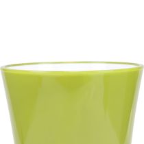 Artikel Vase Grün Blumenvase Deko Vase Fizzy Olive Ø16,5cm H27cm