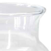 Artikel Deko Glas Vase Windlicht Glas Klar Ø18,5cm H25,5cm