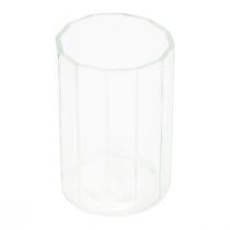 Artikel Kerzenhalter Glas Windlicht Klar Ø9,5cm H15cm 6St