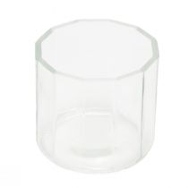 Artikel Kerzenhalter Glas Windlicht Klar Ø9,5cm H9cm 6St