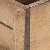 Artikel Vintage Holzkiste Pflanzkasten Ziegelform Holz 30cm