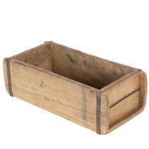 Artikel Vintage Holzkiste Pflanzkasten Ziegelform Holz 30cm