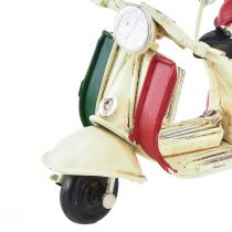 Artikel Vintage Deko Metall Motorroller Tischdeko Sommer L12cm