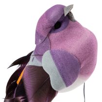 Artikel Vogel künstlich mit Draht für Basteln Bunte Dekoration zu jeder Jahreszeit 8cm 12St