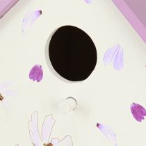Artikel Vogelhaus Frühlingshafte Blumenmuster Deko für Balkon oder Wohnung 21cm