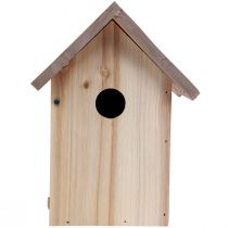 Artikel Vogelhaus aus Holz Nistkasten Natur Braun/Beige 23cm 1 St