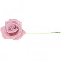 Artikel Wachsrosen Deko Rosen Wachs Rosa Ø8cm 12 St