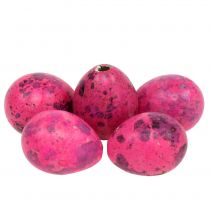 Wachteleier Pink 3,5-4cm Ausgeblasene Eier Osterdekoration 50St
