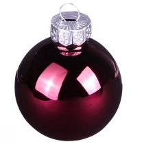Artikel Weihnachtsbaumkugeln aus Glas Berry Mix Ø7,5cm 12 St