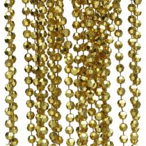 Artikel Weihnachtsgirlande Christbaumschmuck Kette Perlen Gold 9m