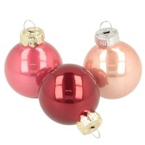 Artikel Weihnachtskugel Glas Dekoration glänzend 3cm 22St