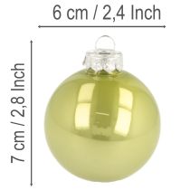 Artikel Christbaumkugel Set Bunte Weihnachtskugeln glänzend 60mm 24St