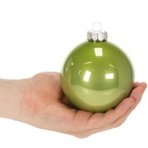 Artikel Christbaumkugel glänzend im Set Bunte Farben 95mm 10St