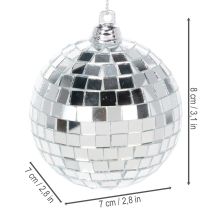 Artikel Weihnachtskugel Deko Spiegelkugel zum Aufhängen 7cm 6St