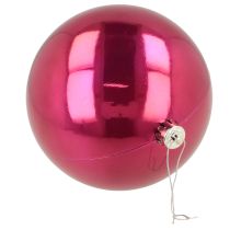 Artikel Weihnachtskugel Plastik groß Christbaumkugel Pink Ø14cm