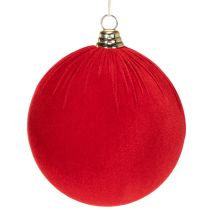 Artikel Weihnachtskugel Samtoptik Rot Große Christbaumkugel 20cm 3St