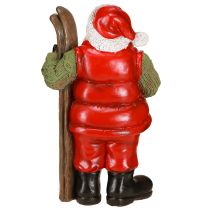 Artikel Weihnachtsmann Deko Figur mit Ski Bemalt 14×10,5×24,5cm