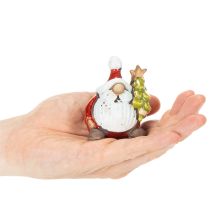 Artikel Weihnachtsmann Figur mit Tannenbaum Dekoration 7cm 2St