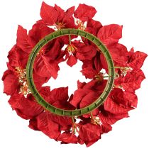 Artikel Weihnachtsstern Kranz Kunstblumen Weihnachten Ø40cm