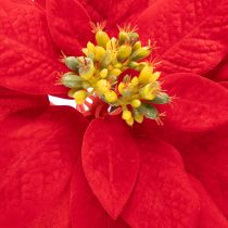 Artikel Kunstblume Weihnachtsstern Rot Einzelstiel Dekoration 82cm