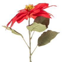 Artikel Kunstblume Weihnachtsstern Rot Einzelstiel Dekoration 82cm
