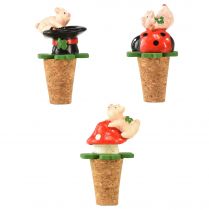 Artikel Weinkorken Sektkorken Weinstopfen Glückssymbole 6,5cm 3 St