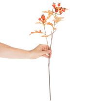 Artikel Künstlicher Zweig Weißdorn mit Blättern und Beeren 62cm