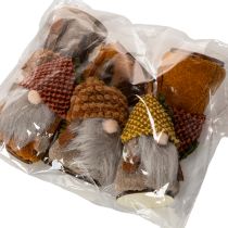 Artikel Wichtel Figur Set mit Strickmütze Eichel 10cm 6St