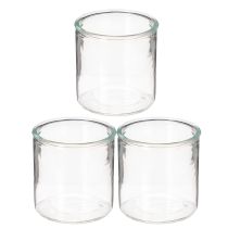 Artikel Glaszylinder Vase transparent vielseitig einsetzbar 10cm 3St