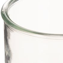 Artikel Glas Windlicht rund klares Glas vielseitig einsetzbar 12cm 2St