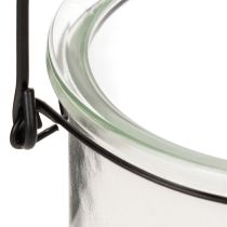 Artikel Windlicht Glas zum Hängen Ø12cm H12,5cm 2St