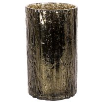 Artikel Windlicht Glas mit Hirsch Kopf und Baumreliefs Winterdeko 26cm