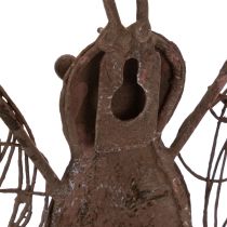 Artikel Windlicht Metall Wanddeko Schmetterling Rost Deko 36,5cm