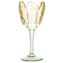 Artikel Teelichthalter Tulpe Blütenmotiv Dekoration für romantische Stimmung und elegantes Ambiente 20cm