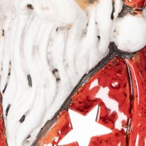 Artikel Nikolaus Dekofigur als Teelichthalter mit Sternen Tischdekoration 15cm