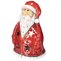 Artikel Nikolaus Dekofigur als Teelichthalter mit Sternen Tischdekoration 15cm