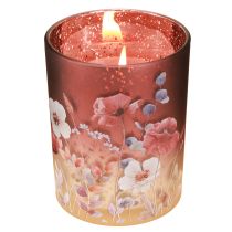 Artikel Deko Windlicht Glasmotiv Blütendesign für elegante Wohnakzente 12,5cm 2St