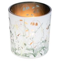 Artikel Deko Windlicht Glasmotiv Blätterdesign für stilvolle Wohnakzente 8cm 4St