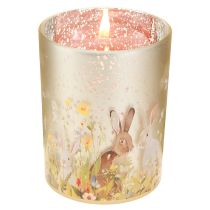 Artikel Deko Windlicht Glasmotiv Osterhasen für frühlingshafte Wohnakzente 12,5cm 2St.