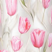 Artikel Elegantes Windlicht mit Tulpenmotiv für stimmungsvolle Frühlingsdekoration 12,5cm 2St.