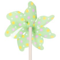 Artikel Garten Windrad Dekoration zum Aufstellen im Blumenbeet 47cm 3St